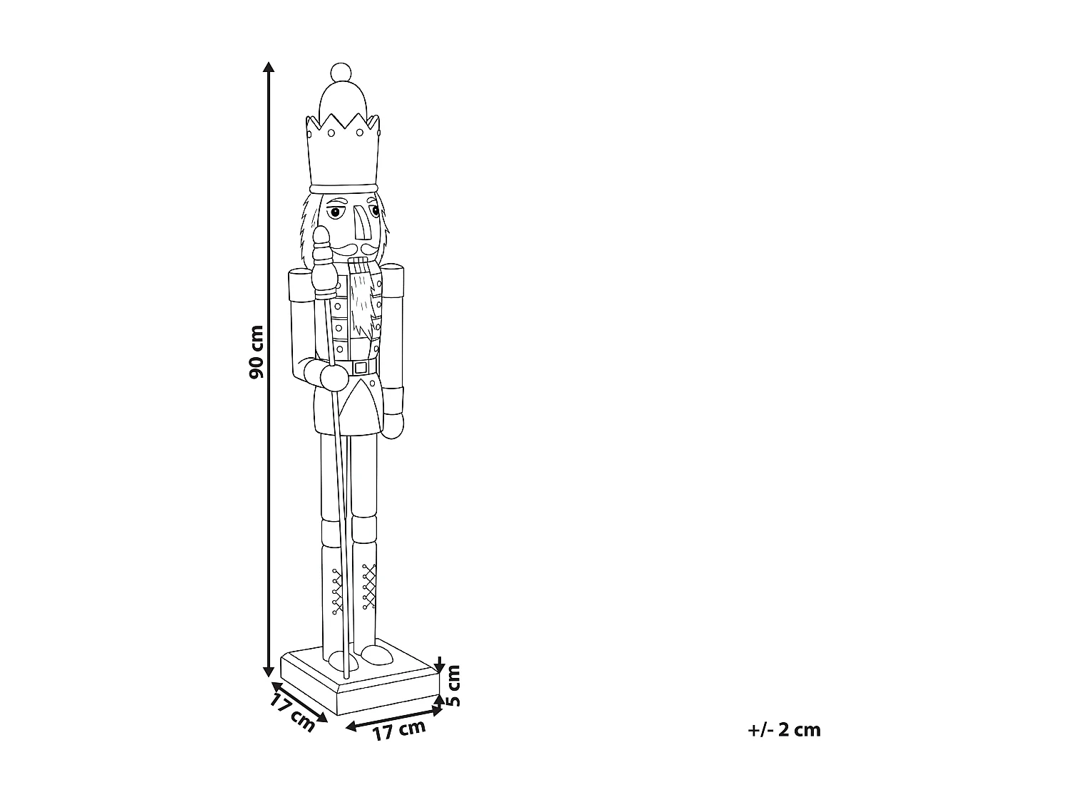 Accessoire Décoratif TROSAAN Casse-noisette 90 cm Rose