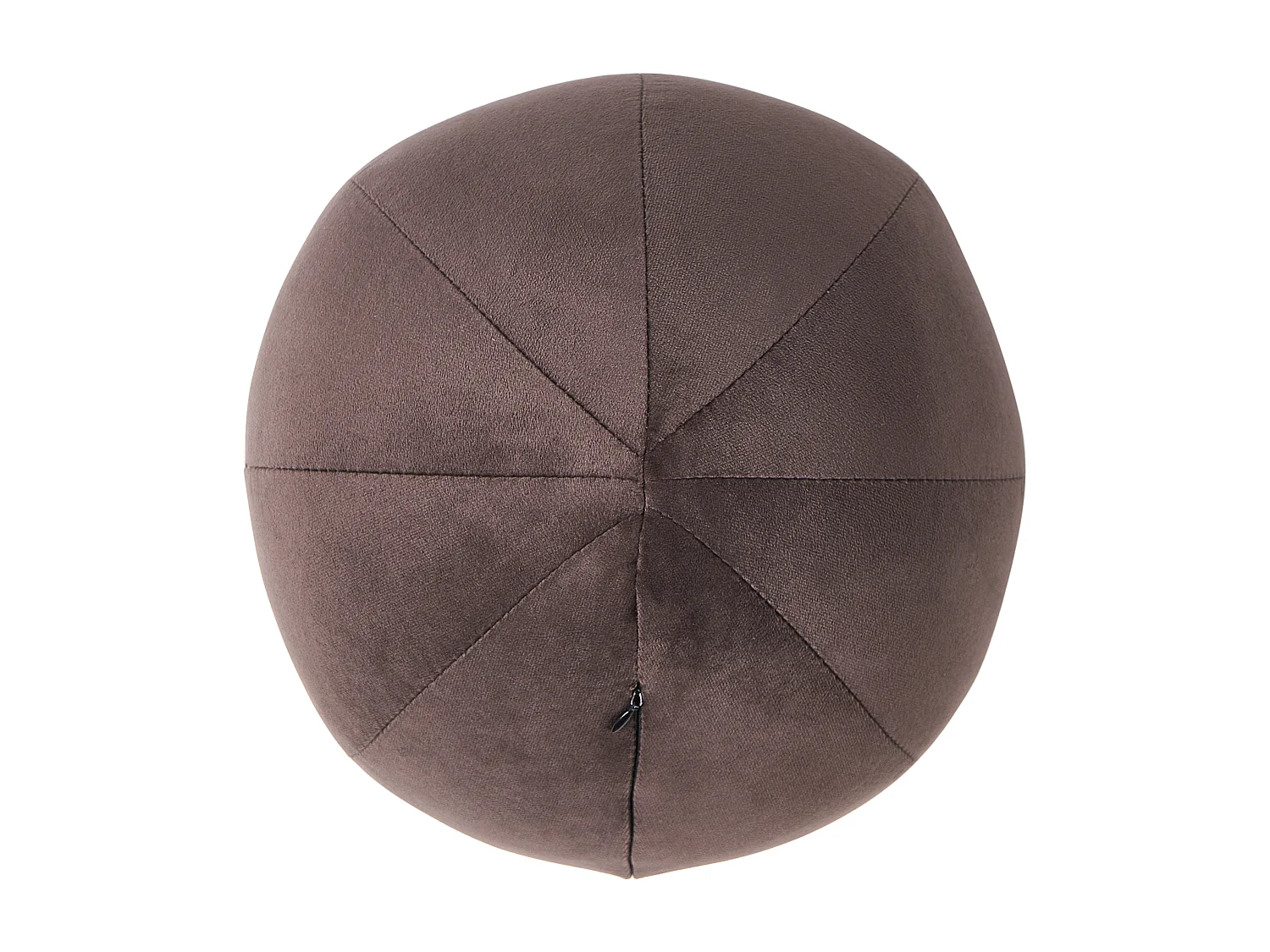 Canapé 3 places LEIREN Velours Marron foncé