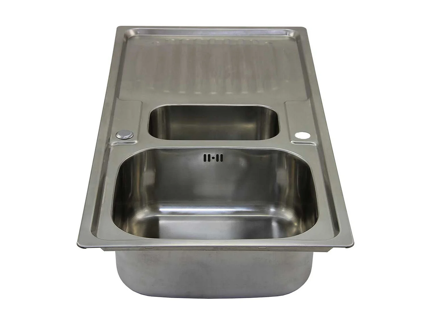 Zlewozmywak stalowy Kukoo i kran Rainbow