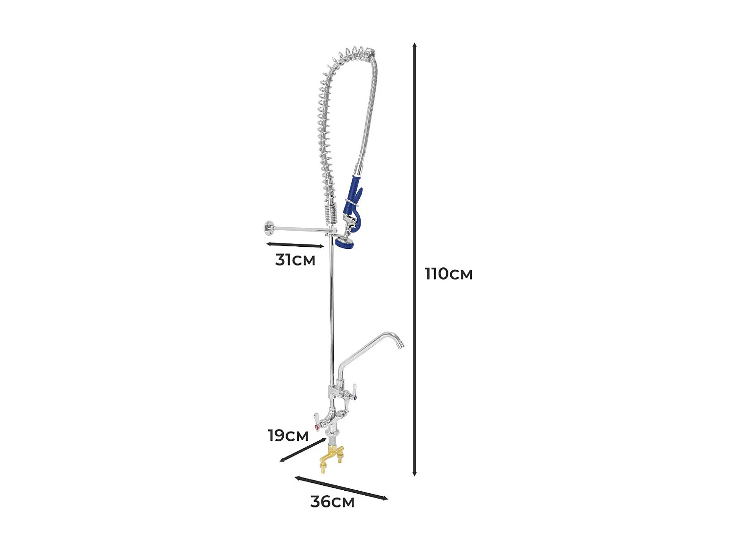 KuKoo Pre-Rinse Commercial Tap