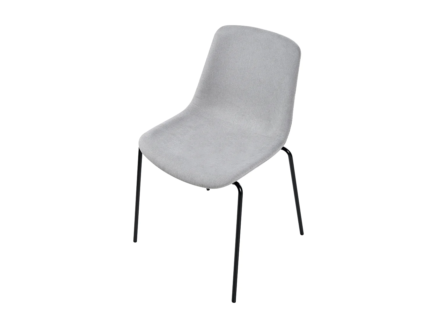 Lot de 4 chaises de salle à manger TILLER Gris