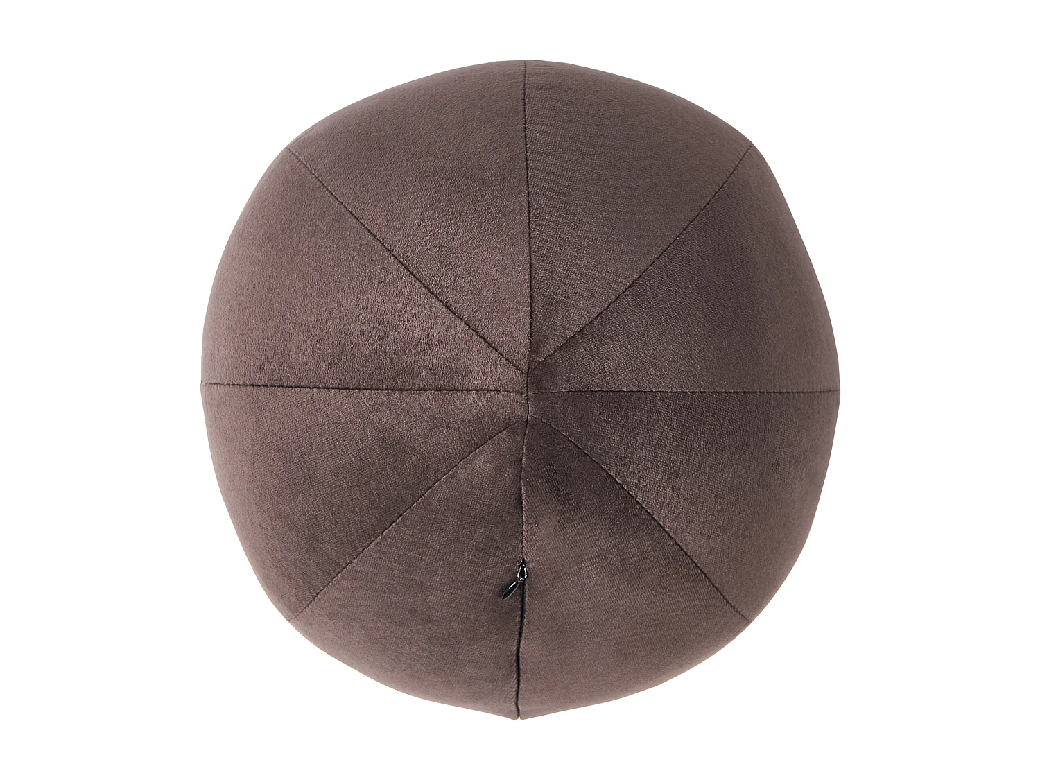 Fauteuil LEIREN Velours Marron foncé