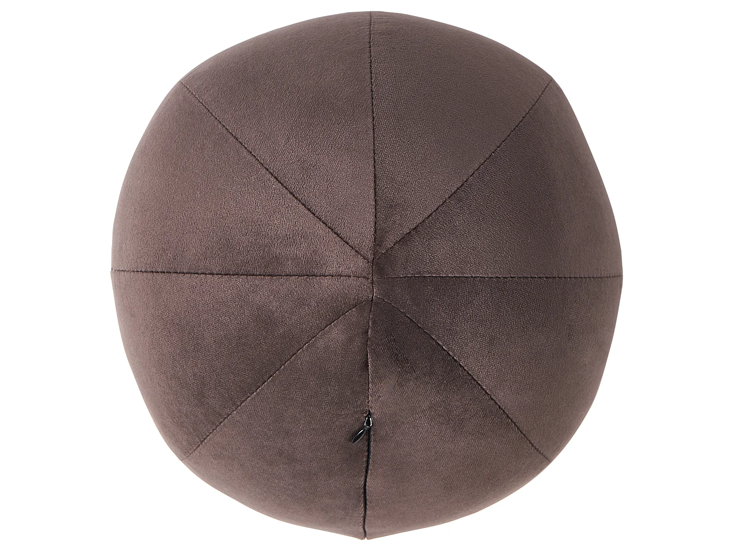Fauteuil LEIREN Velours Marron foncé