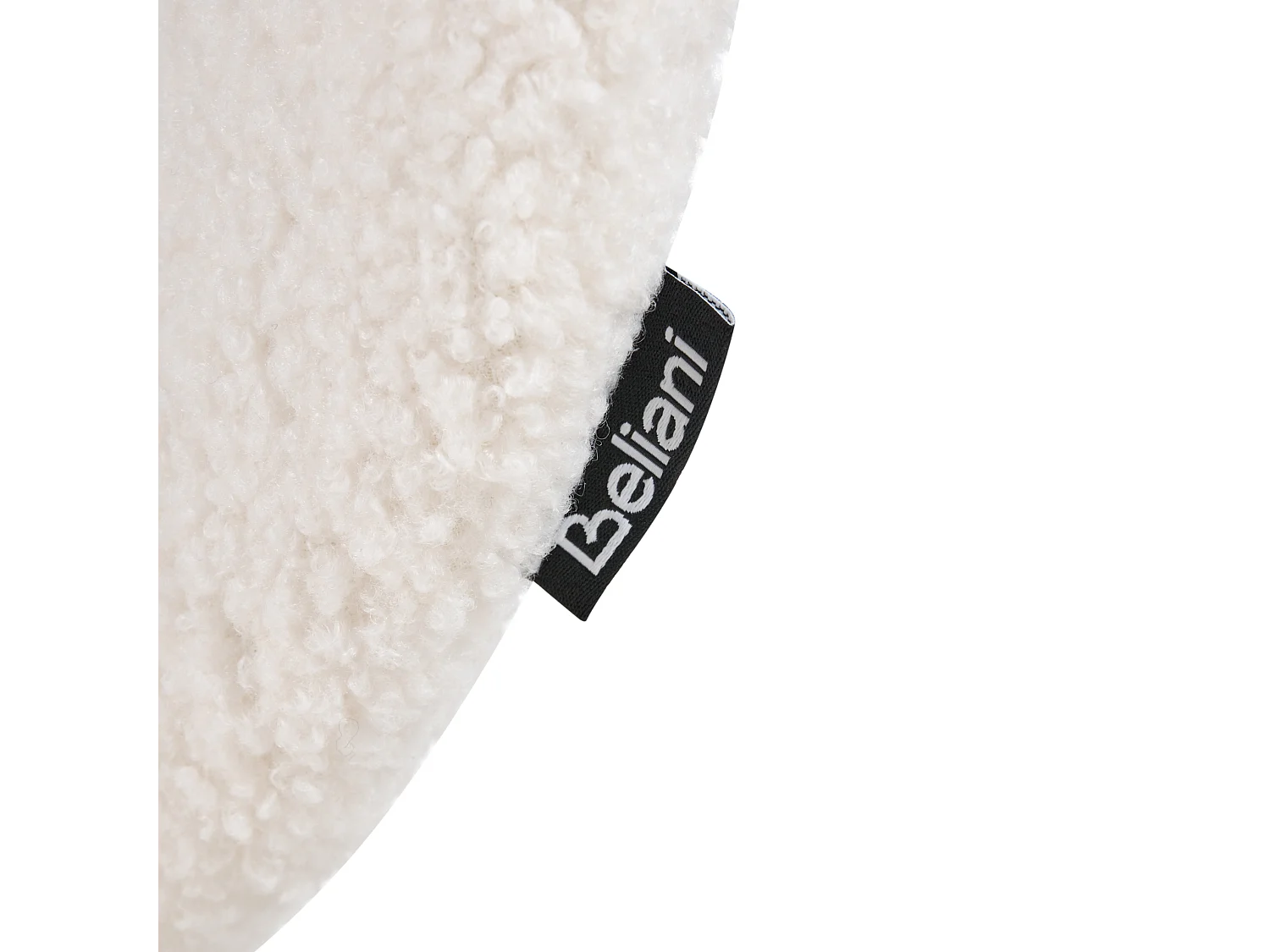 Lot de 2 chaises de salle à manger LUANA Bouclé Blanc