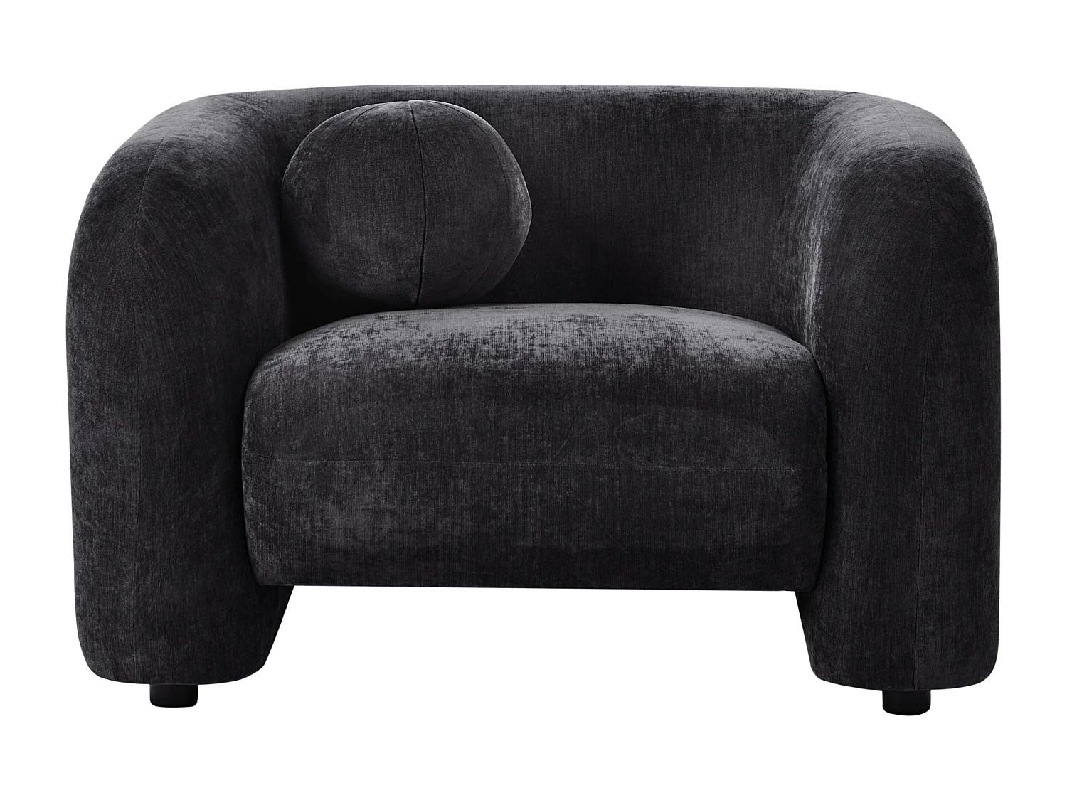 Fauteuil LEIREN Tissu Noir