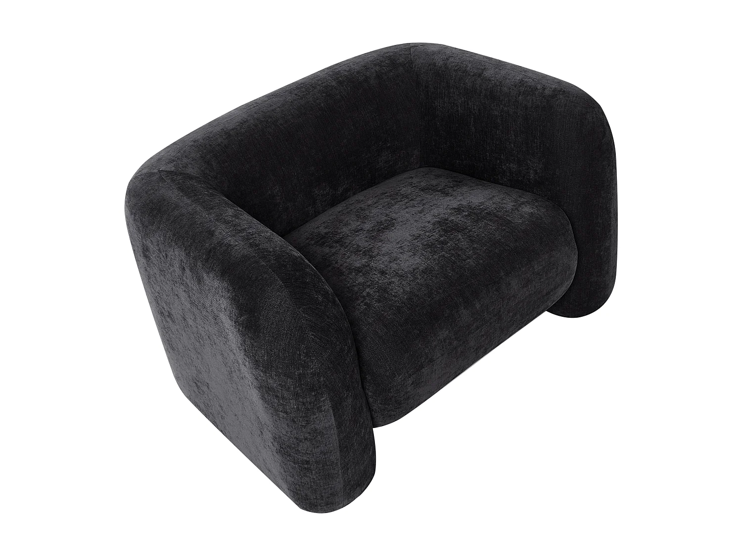 Fauteuil LEIREN Tissu Noir