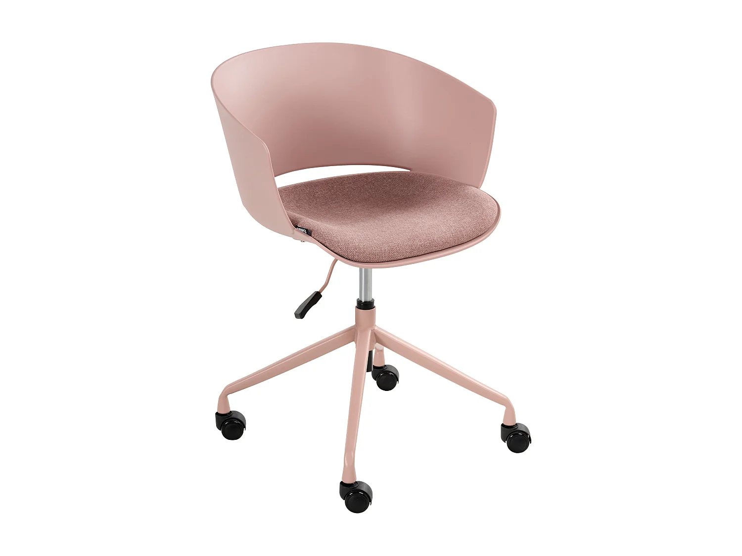 Chaise de bureau GLEEFUL Tissu Rose