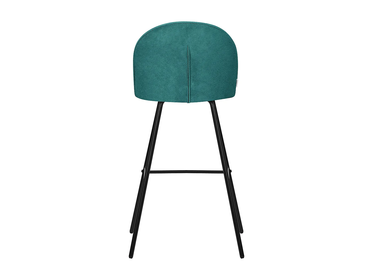 ML-Design Set di 4 sgabelli da bar verde petrolio, in tessuto, con schienale e poggiapiedi, sedia alta per cucina, sgabello da bistrot o bancone