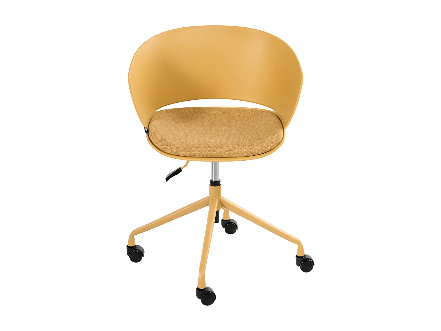 Chaise de bureau GLEEFUL Tissu Jaune