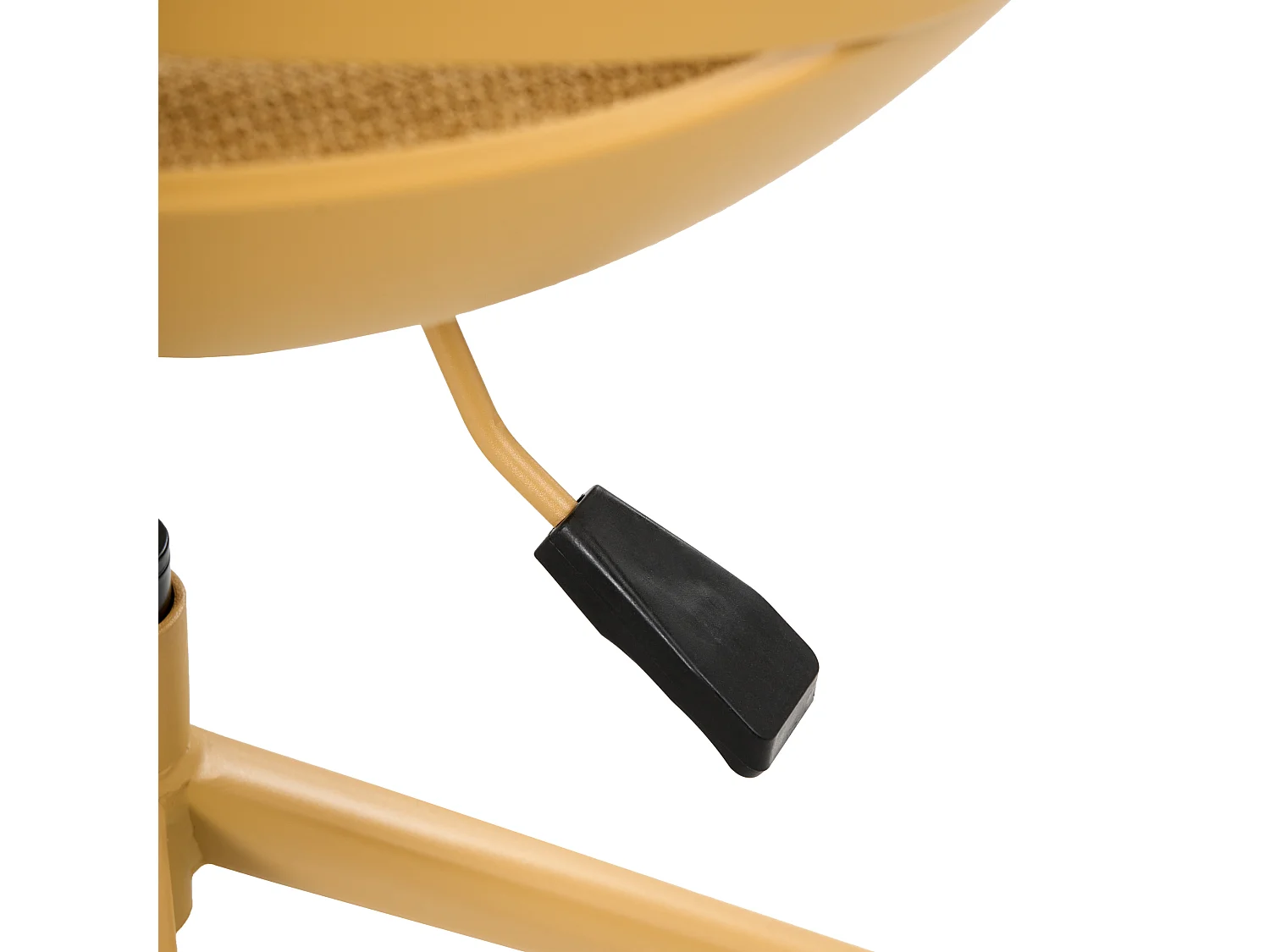 Chaise de bureau GLEEFUL Tissu Jaune