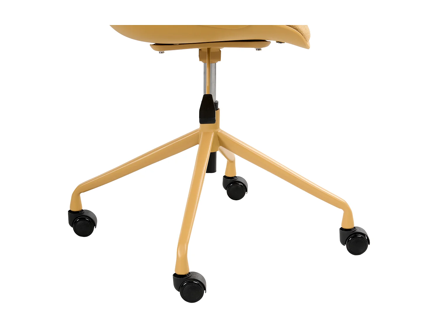 Chaise de bureau GLEEFUL Tissu Jaune