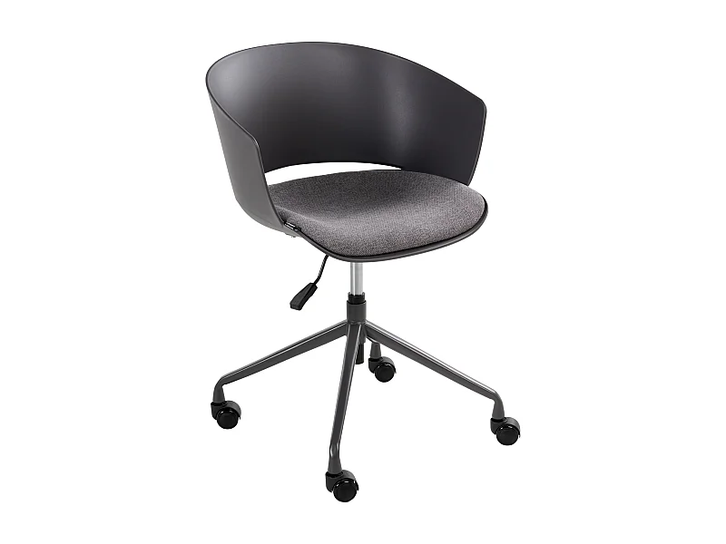 Chaise de bureau GLEEFUL Tissu Gris graphite