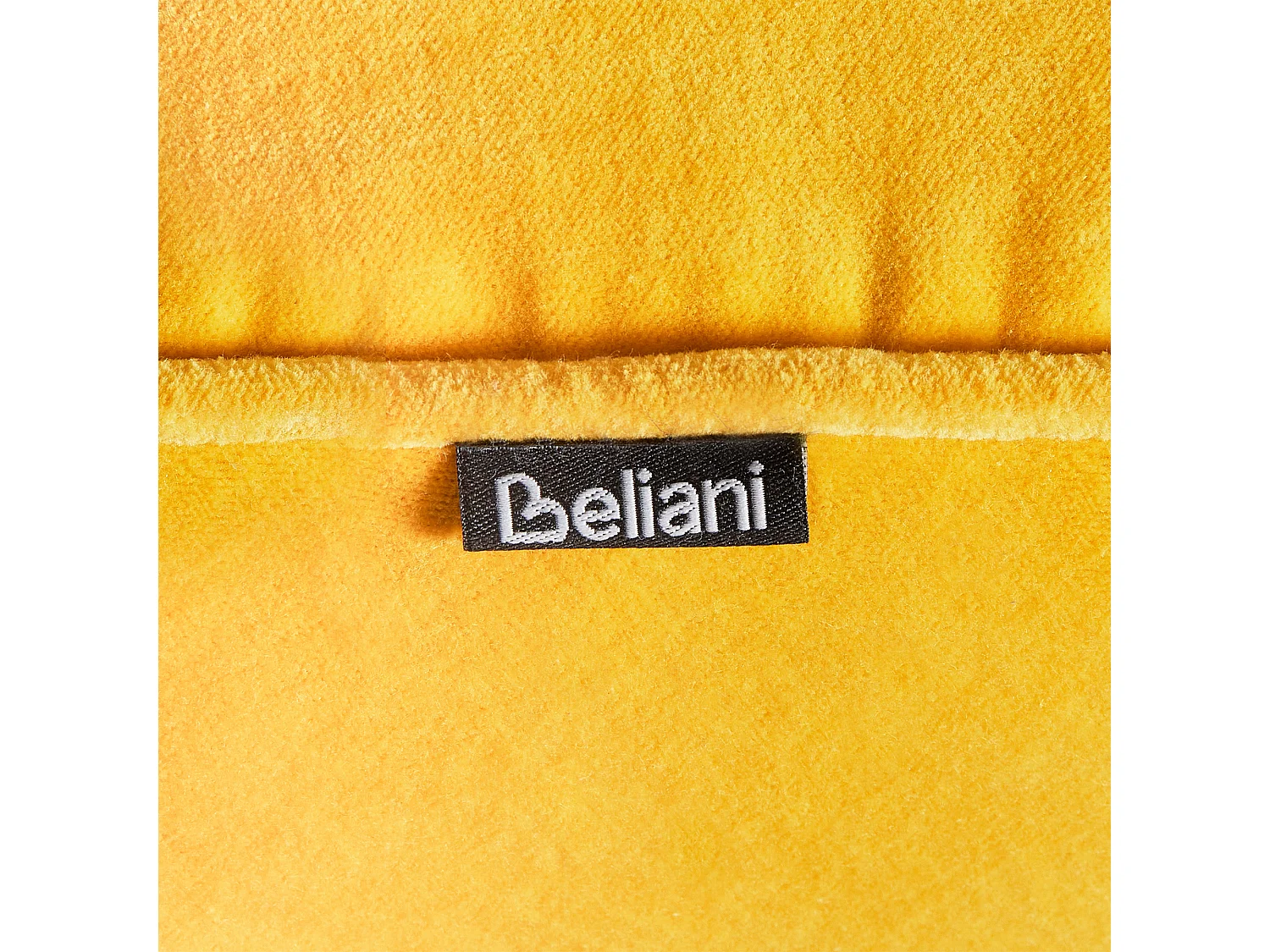 Pouf YULLE Velours Jaune