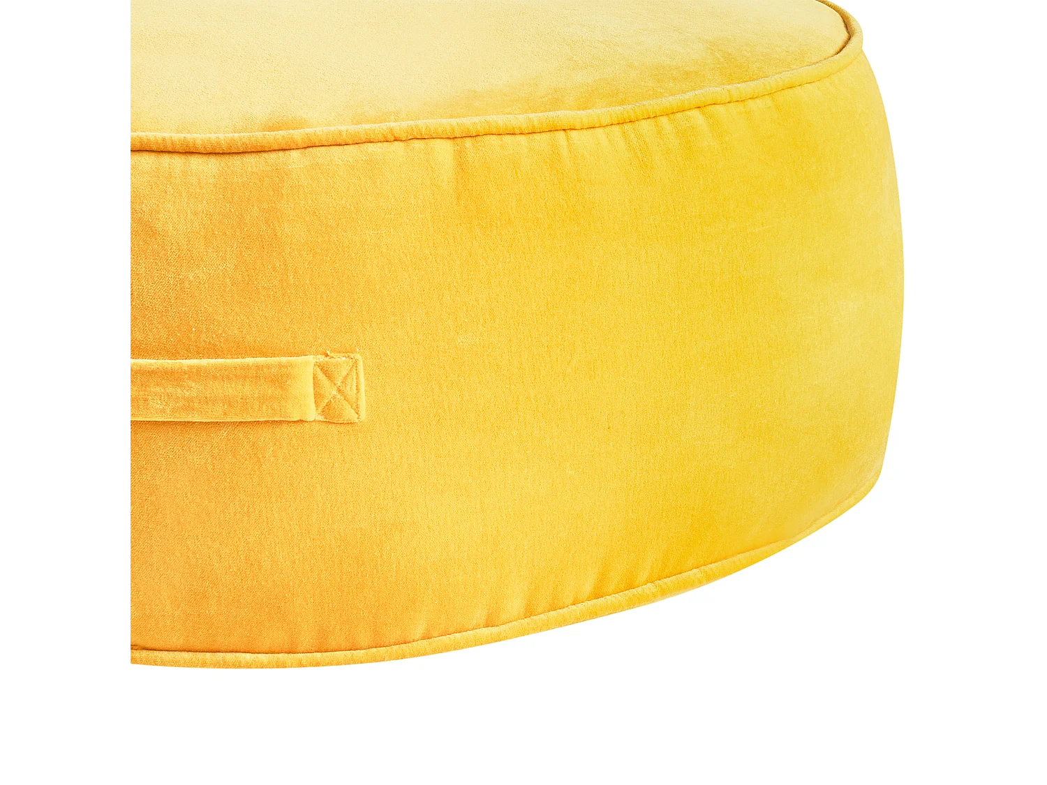 Pouf YULLE Velours Jaune