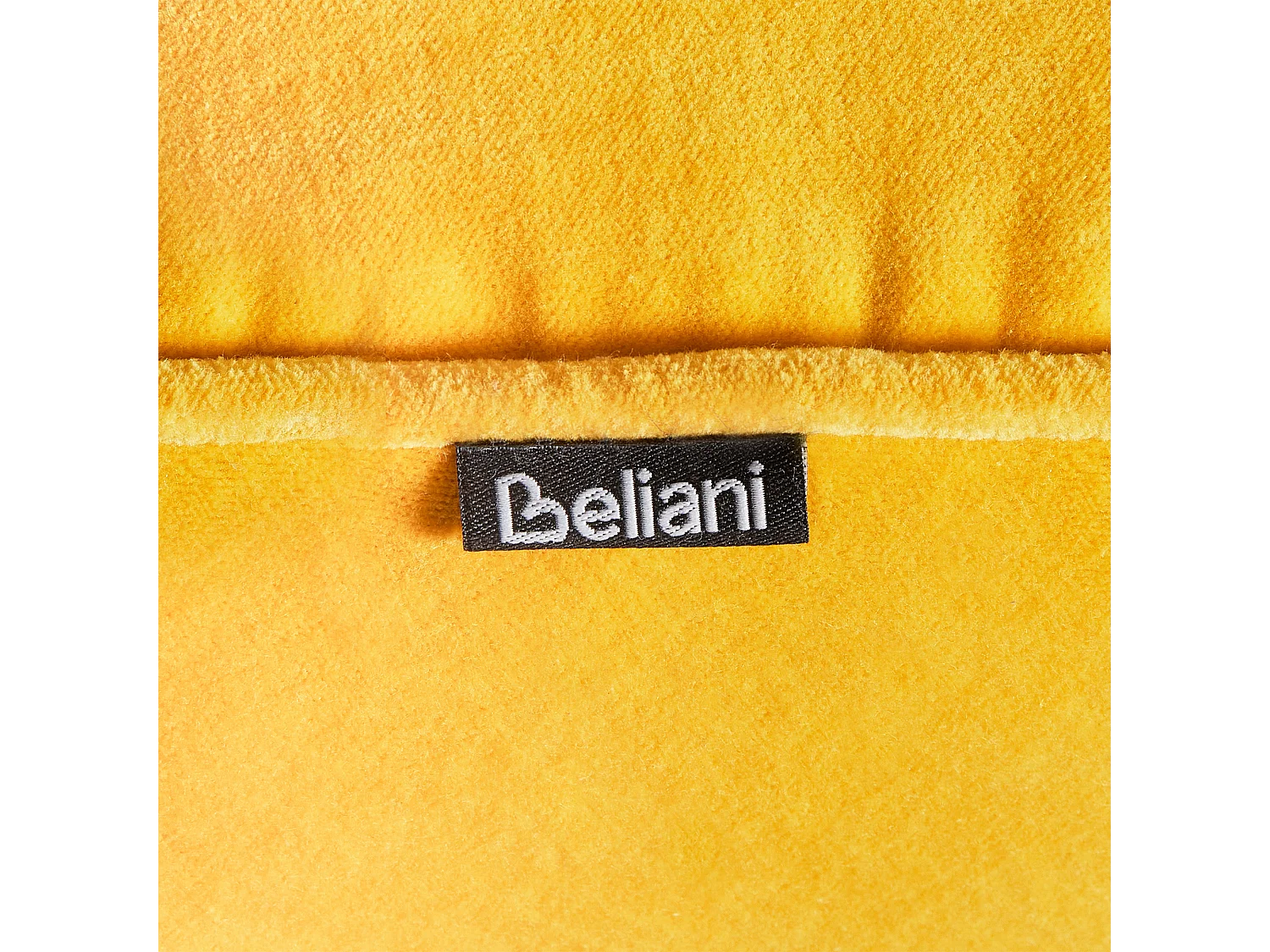 Pouf YULLE Velours Jaune