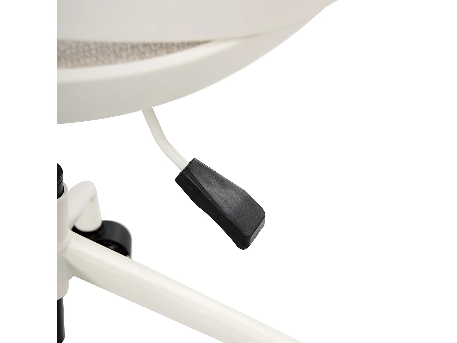 Chaise de bureau GLEEFUL Tissu Blanc cassé