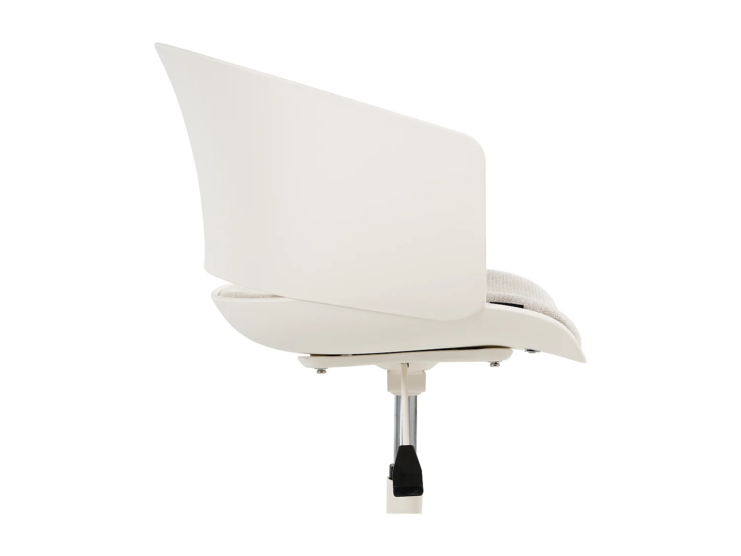 Chaise de bureau GLEEFUL Tissu Blanc cassé