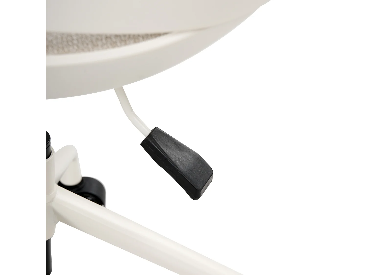 Chaise de bureau GLEEFUL Tissu Blanc cassé