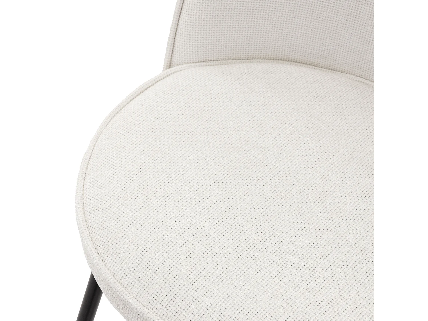 ML-Design Set di 4 sgabelli da bar beige, in tessuto, A 75 cm, con schienale e poggiapiedi, sedia alta per cucina, sgabello da bistrot o bancone