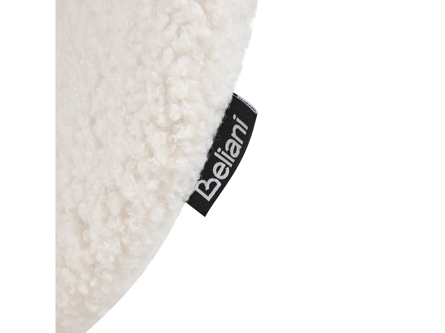 Lot de 2 chaises de bar LUANA Bouclé Blanc