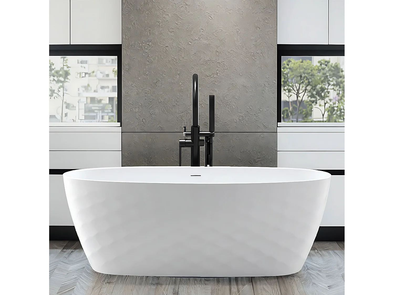 Baignoire Autoportante Rea Gaja 170 White