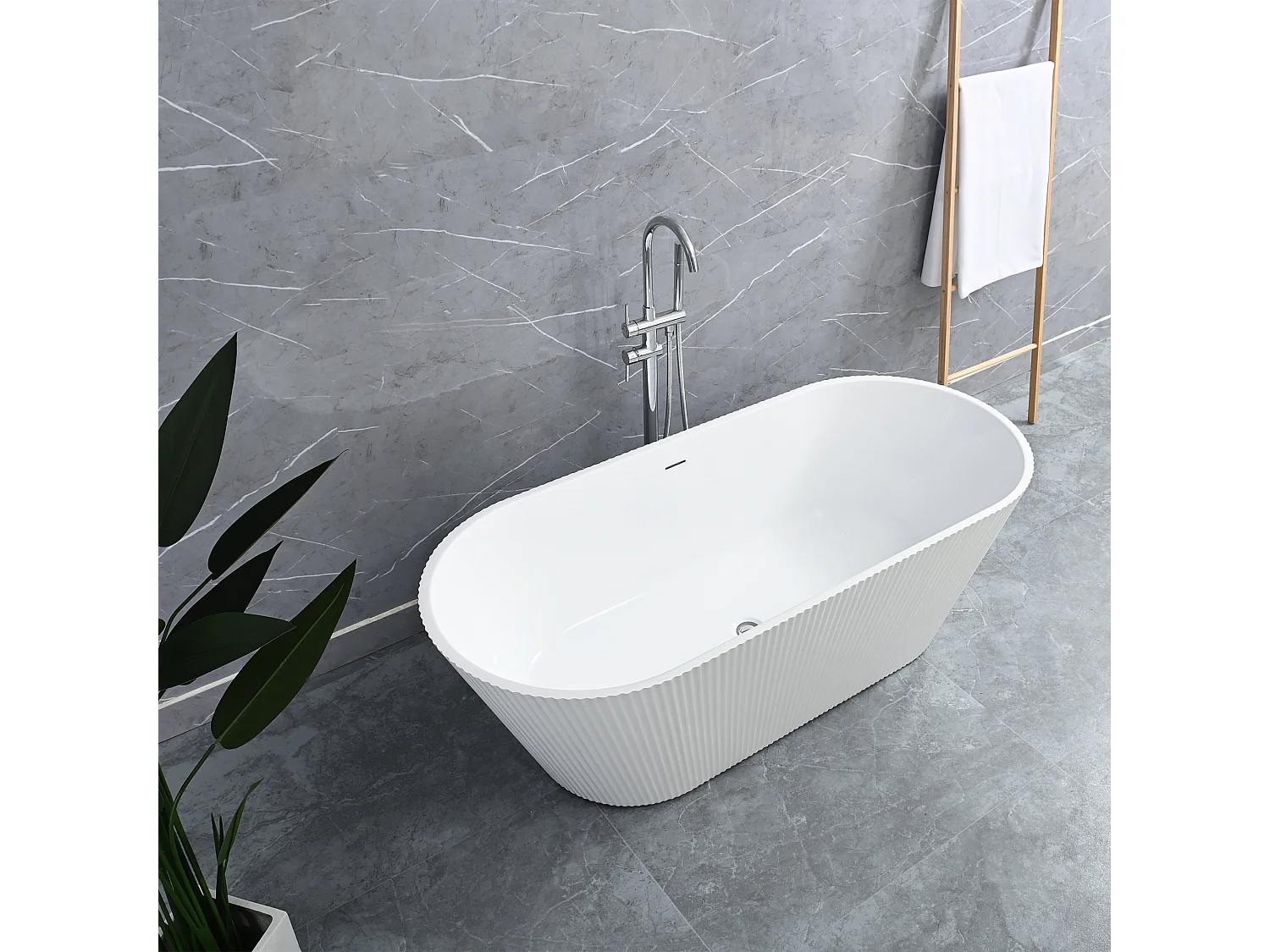 Baignoire Autoportante Rea Ofelia 170 White
