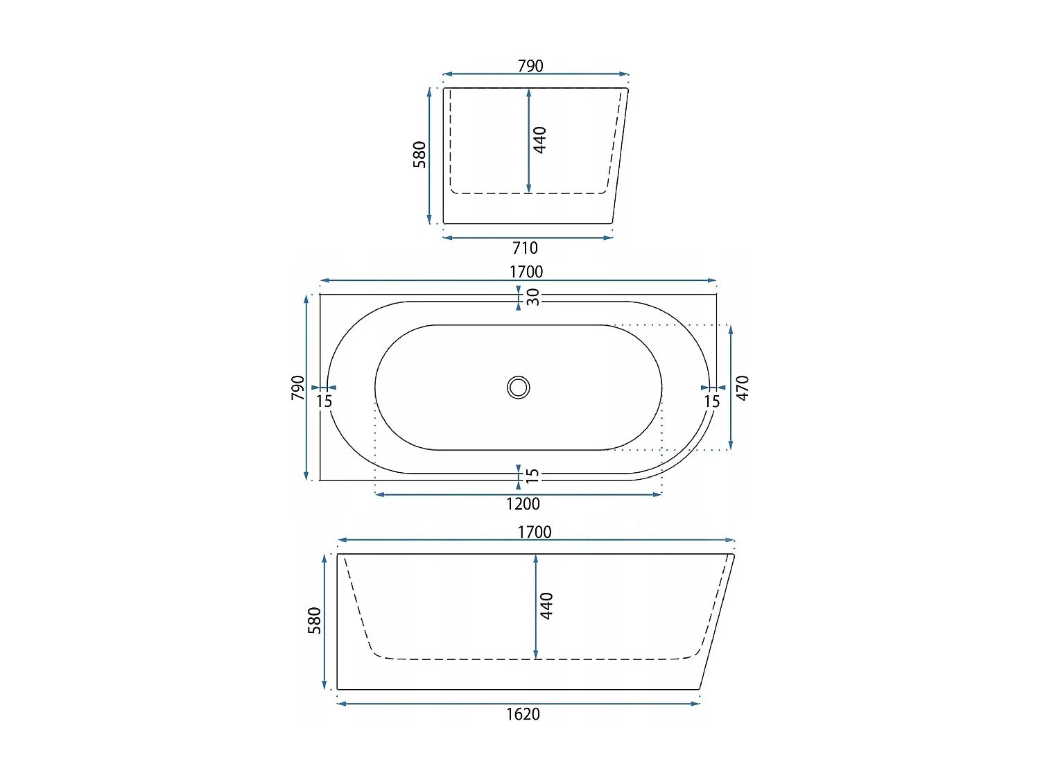 Rea Bellanto Slim 170 Left White