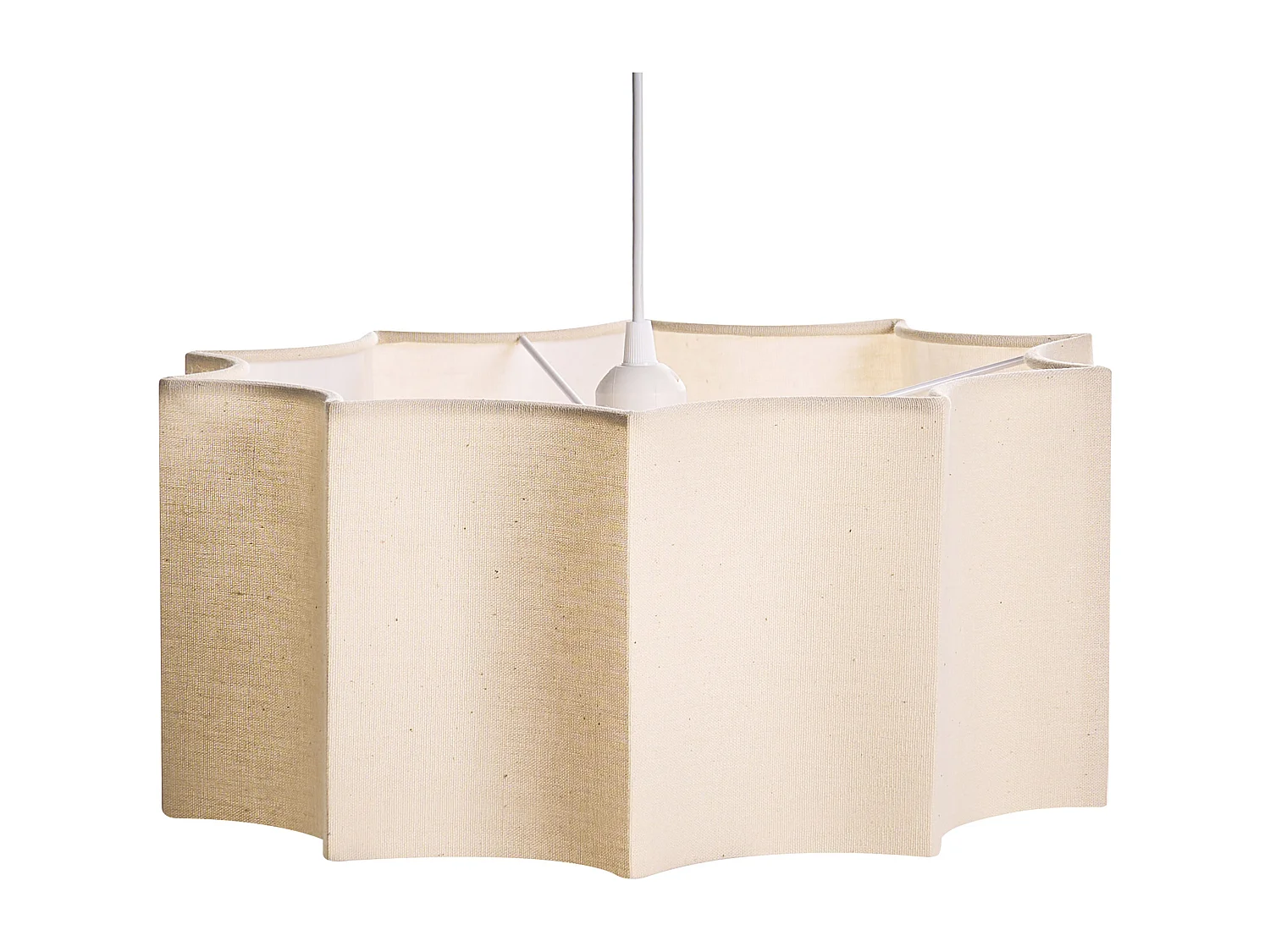 Lampe suspension LUENHA Métal Beige