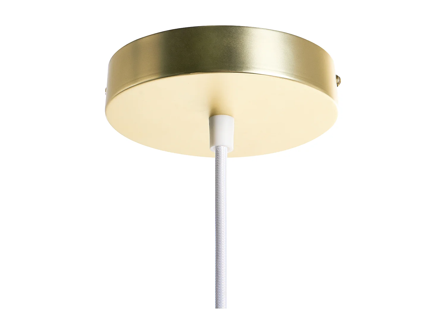 Lampe suspension PUNGWE Tissu Blanc