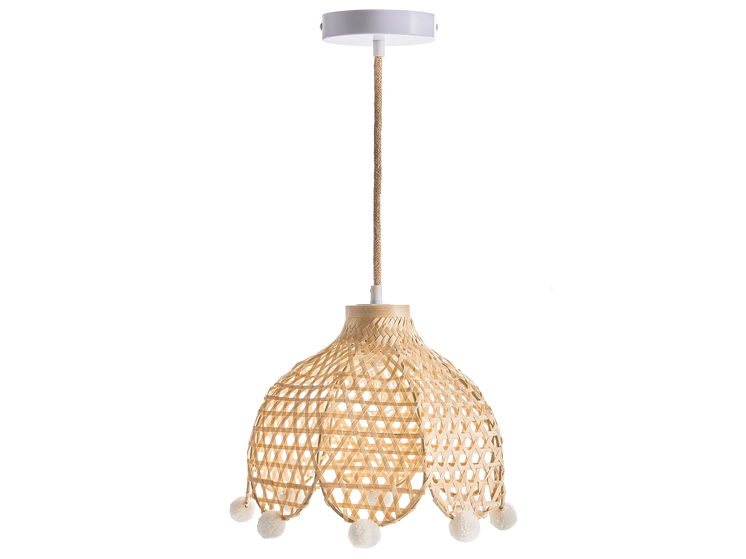 Pendant Lamp MANYAME Rattan Natural
