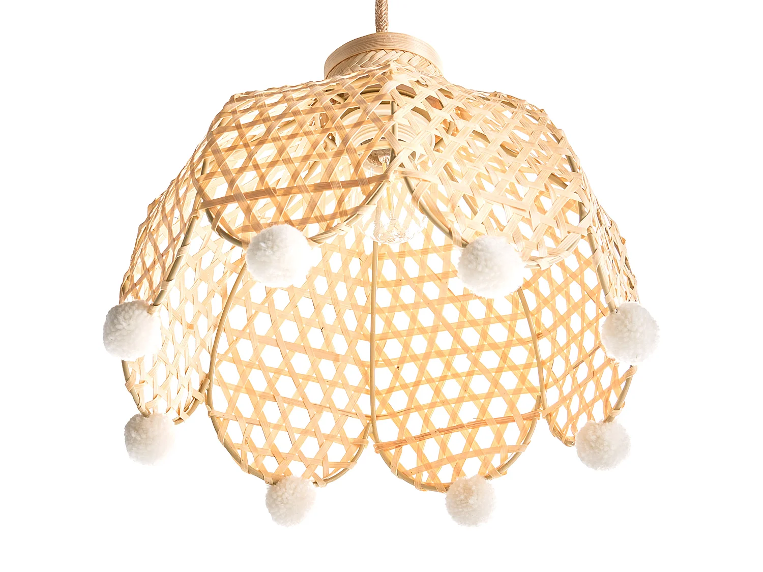 Pendant Lamp MANYAME Rattan Natural