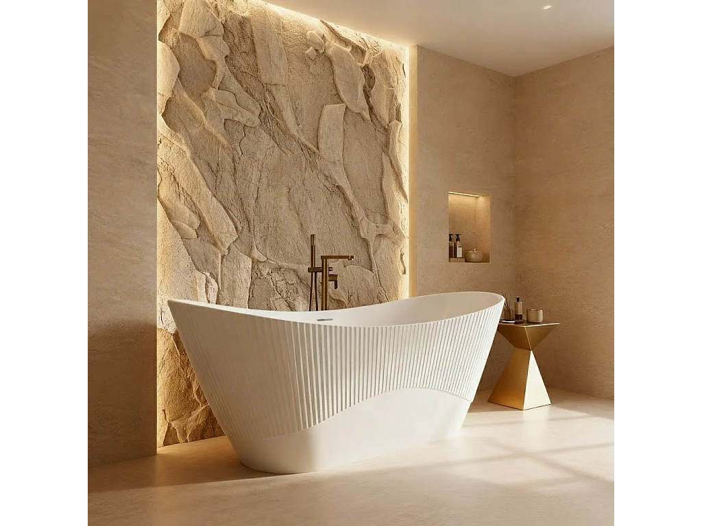 Baignoire Autoportante Rea Atena 170 White