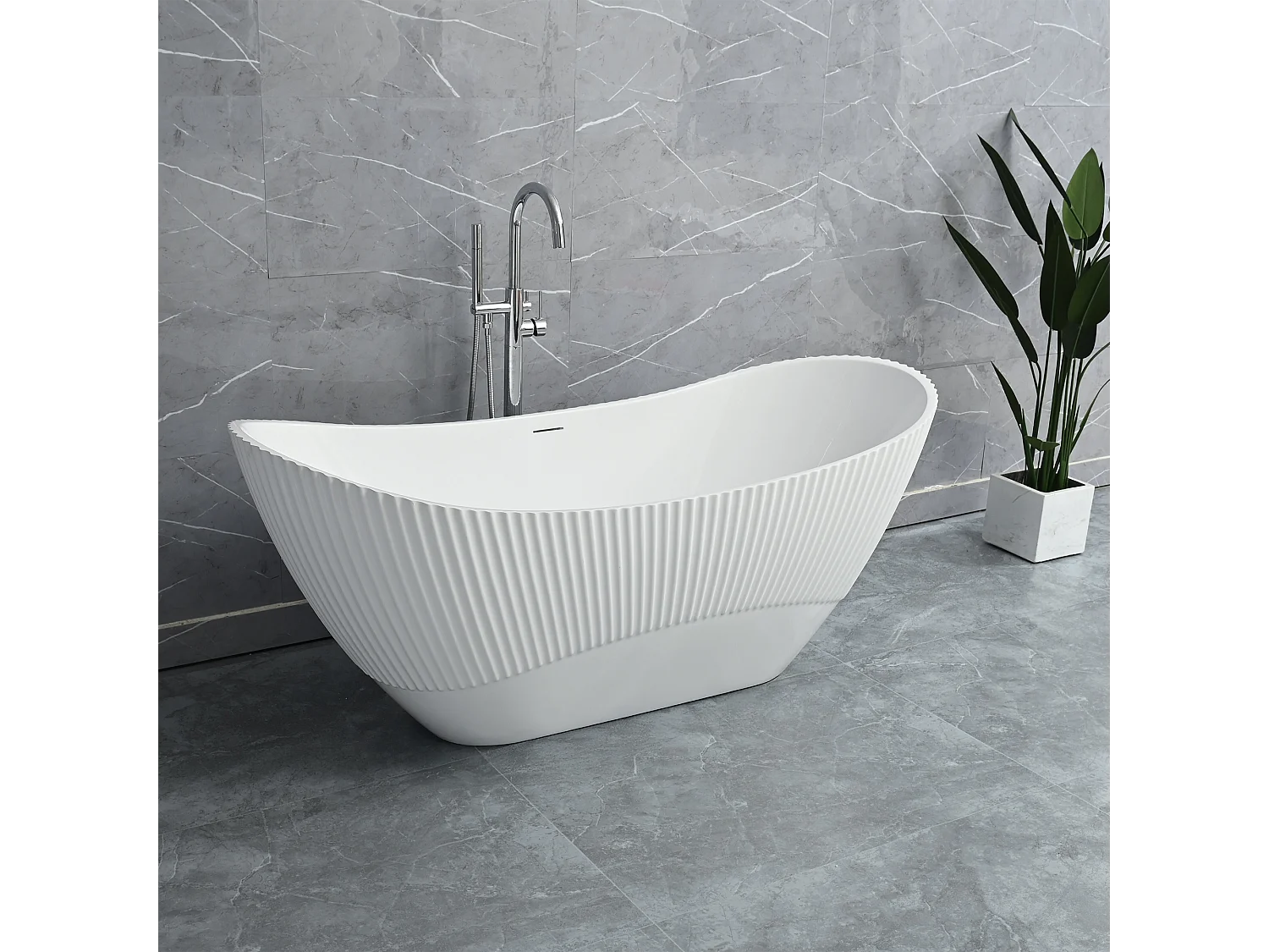 Baignoire Autoportante Rea Atena 170 White