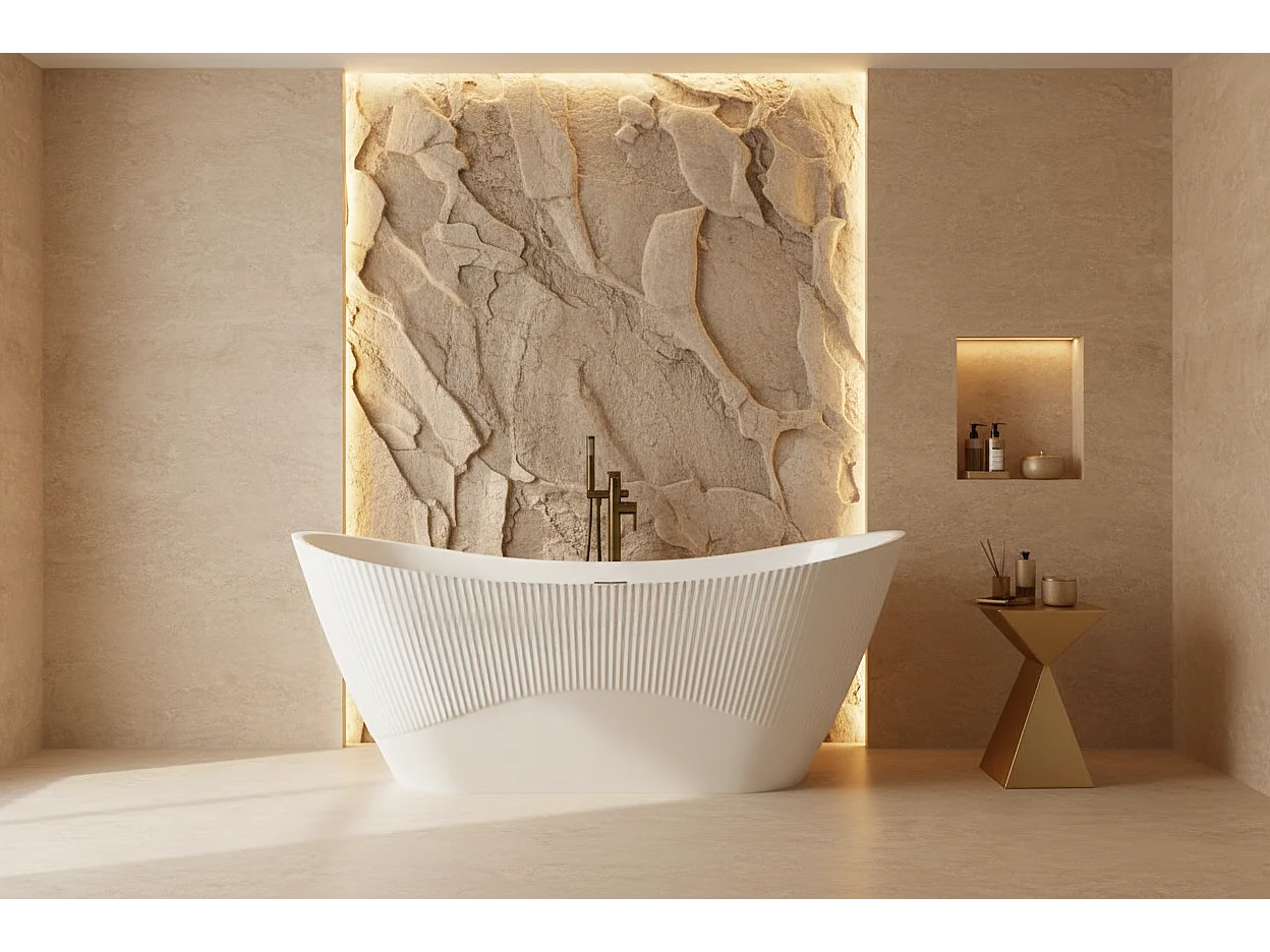 Baignoire Autoportante Rea Atena 170 White