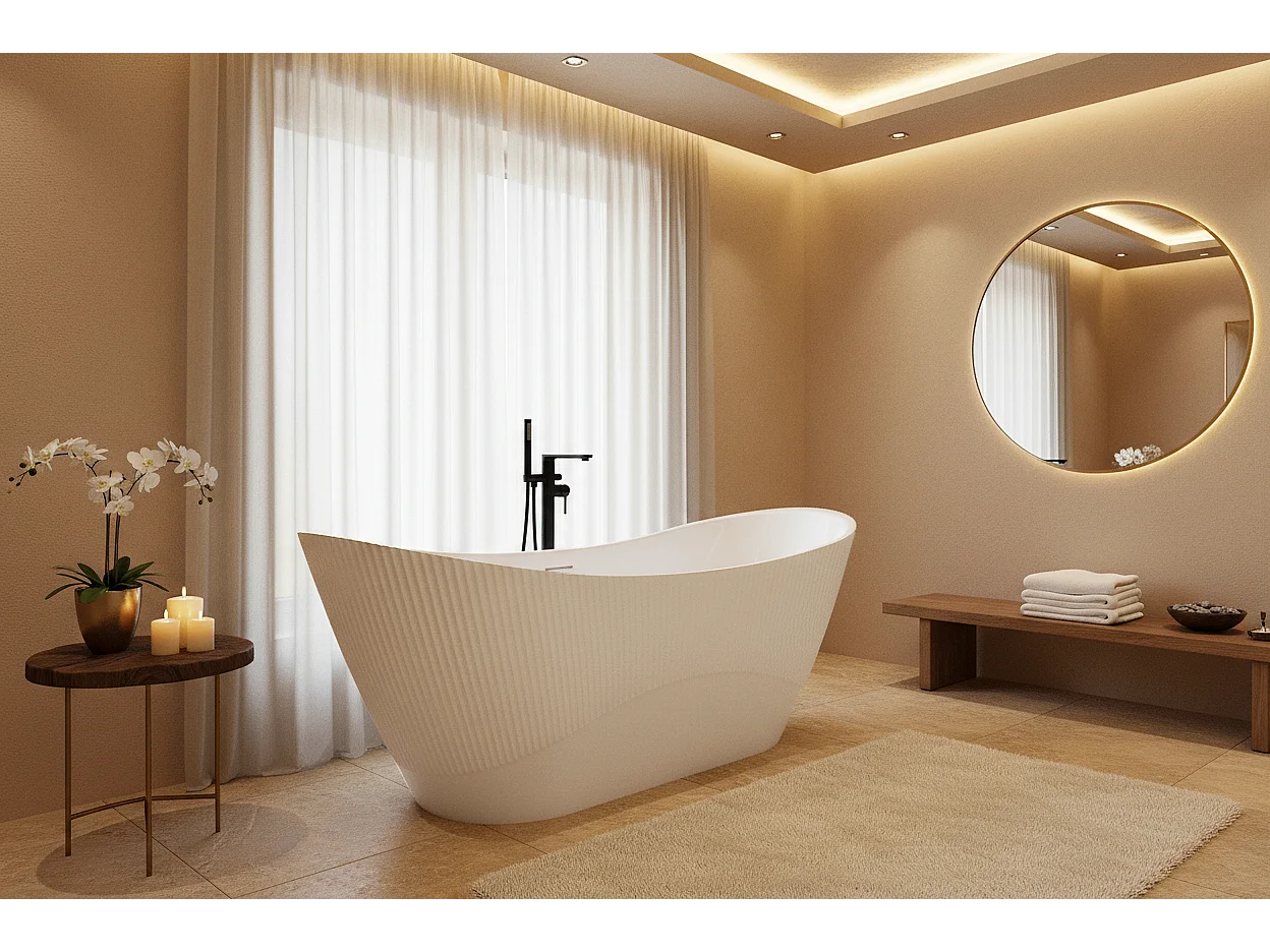 Baignoire Autoportante Rea Atena 170 White