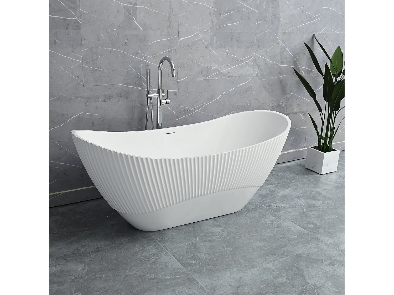 Baignoire Autoportante Rea Atena 170 White