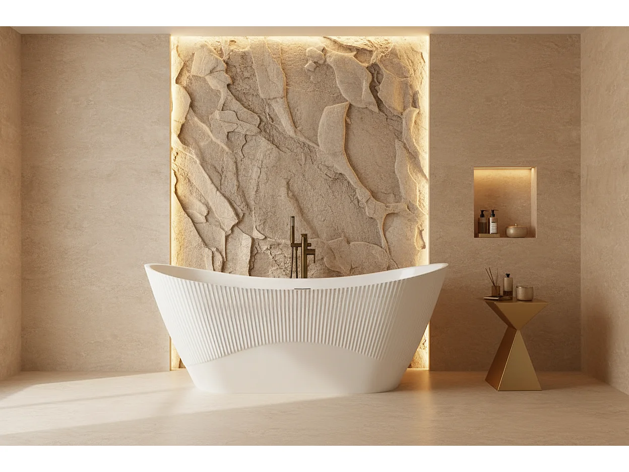 Baignoire Autoportante Rea Atena 170 White