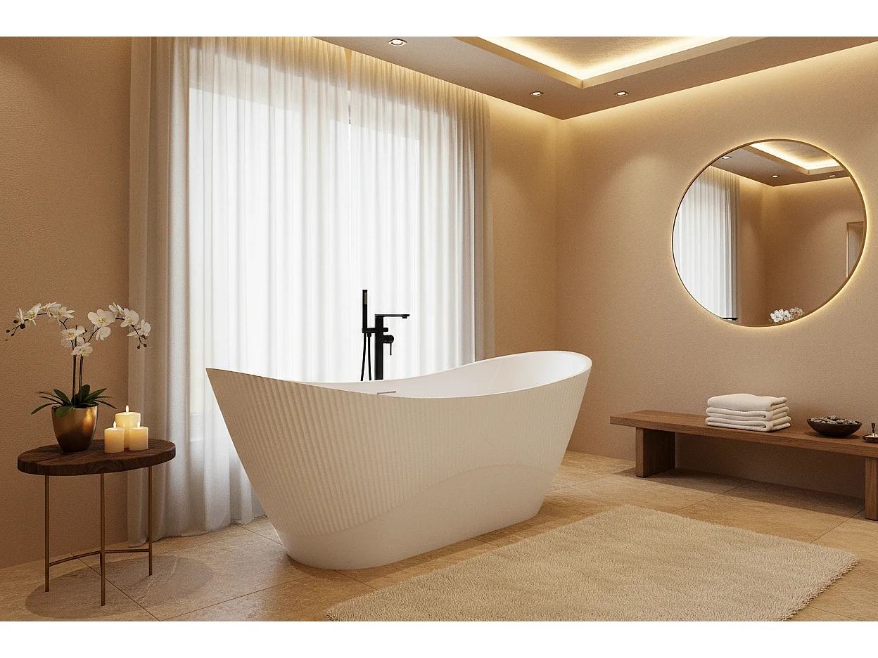 Baignoire Autoportante Rea Atena 170 White