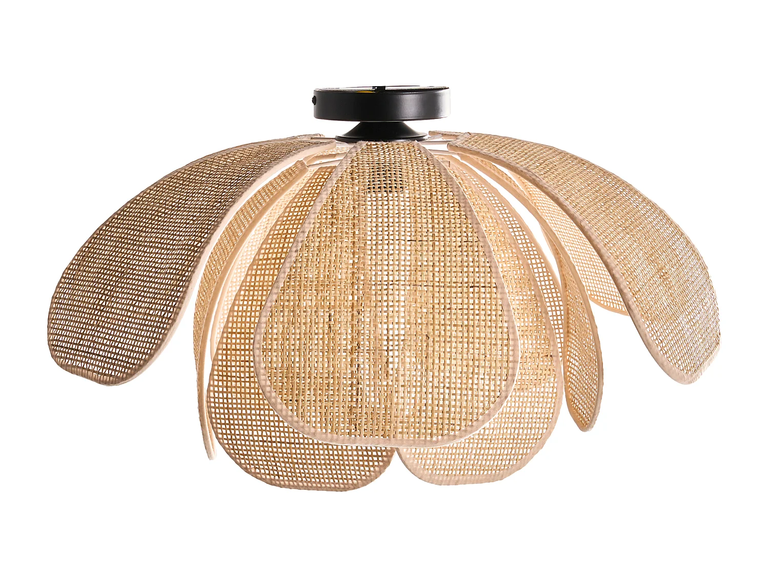 Plafonnier CHIREDZI Rotin Naturel