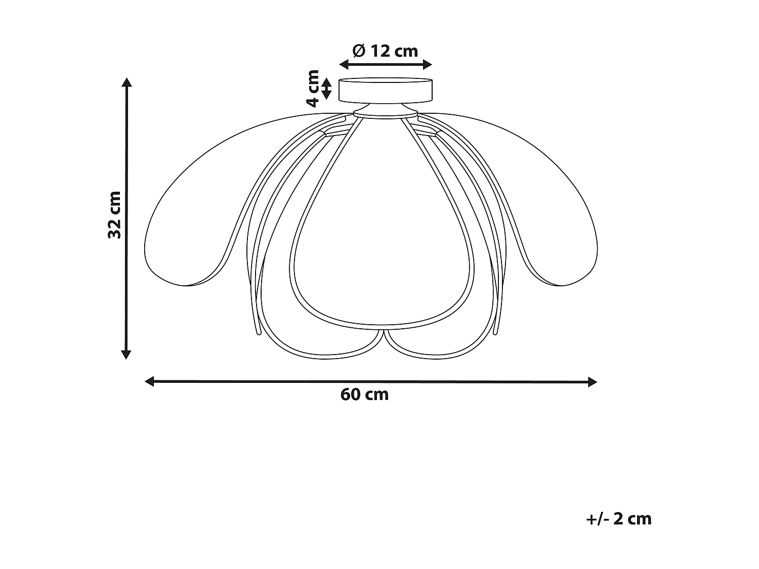Plafonnier CHIREDZI Rotin Naturel