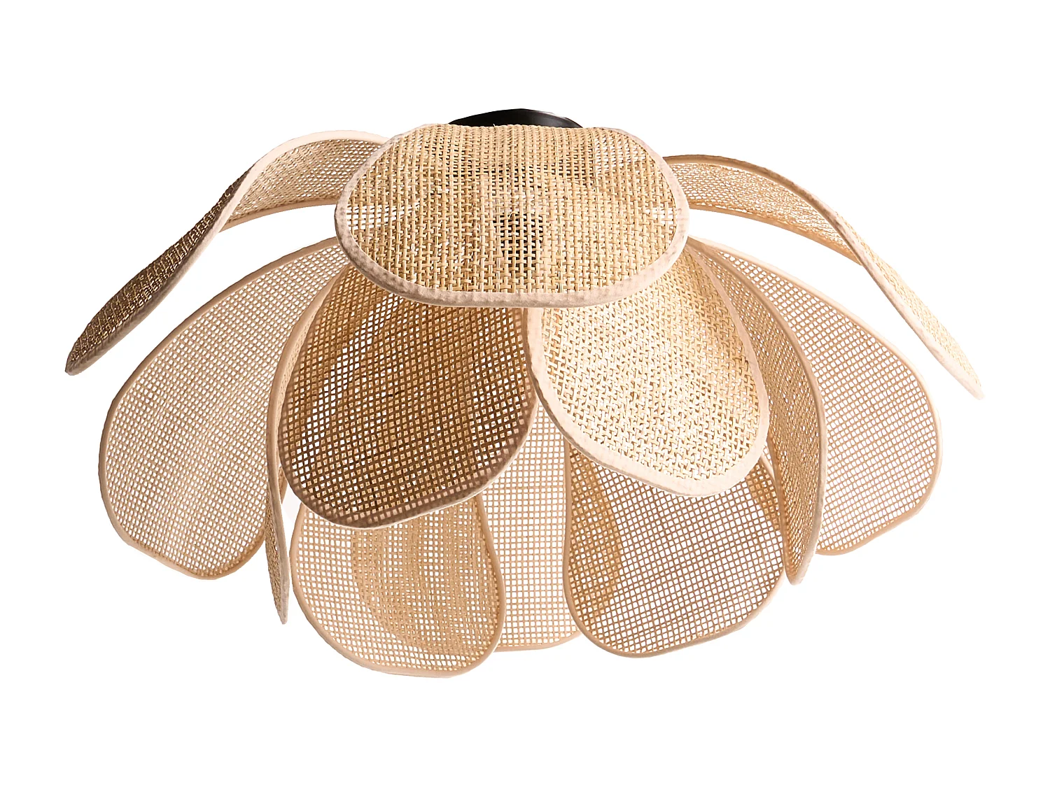 Plafonnier CHIREDZI Rotin Naturel