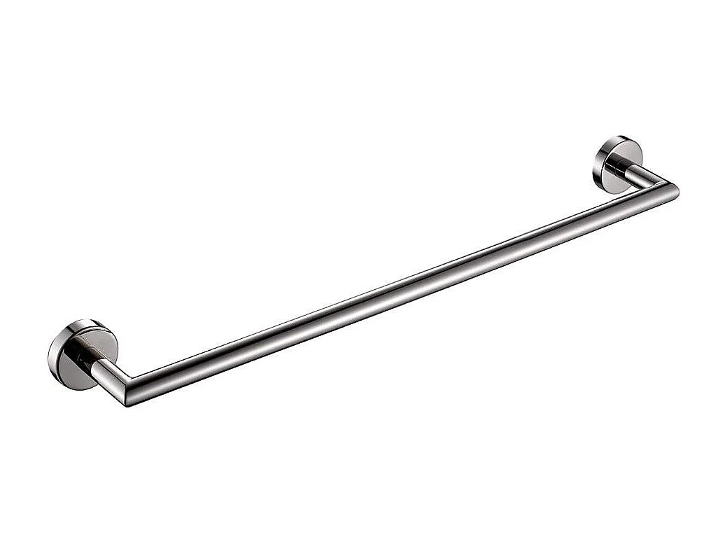 Porte-Serviettes Mural De 60 Cm En Acier Chromé Poli | Loto