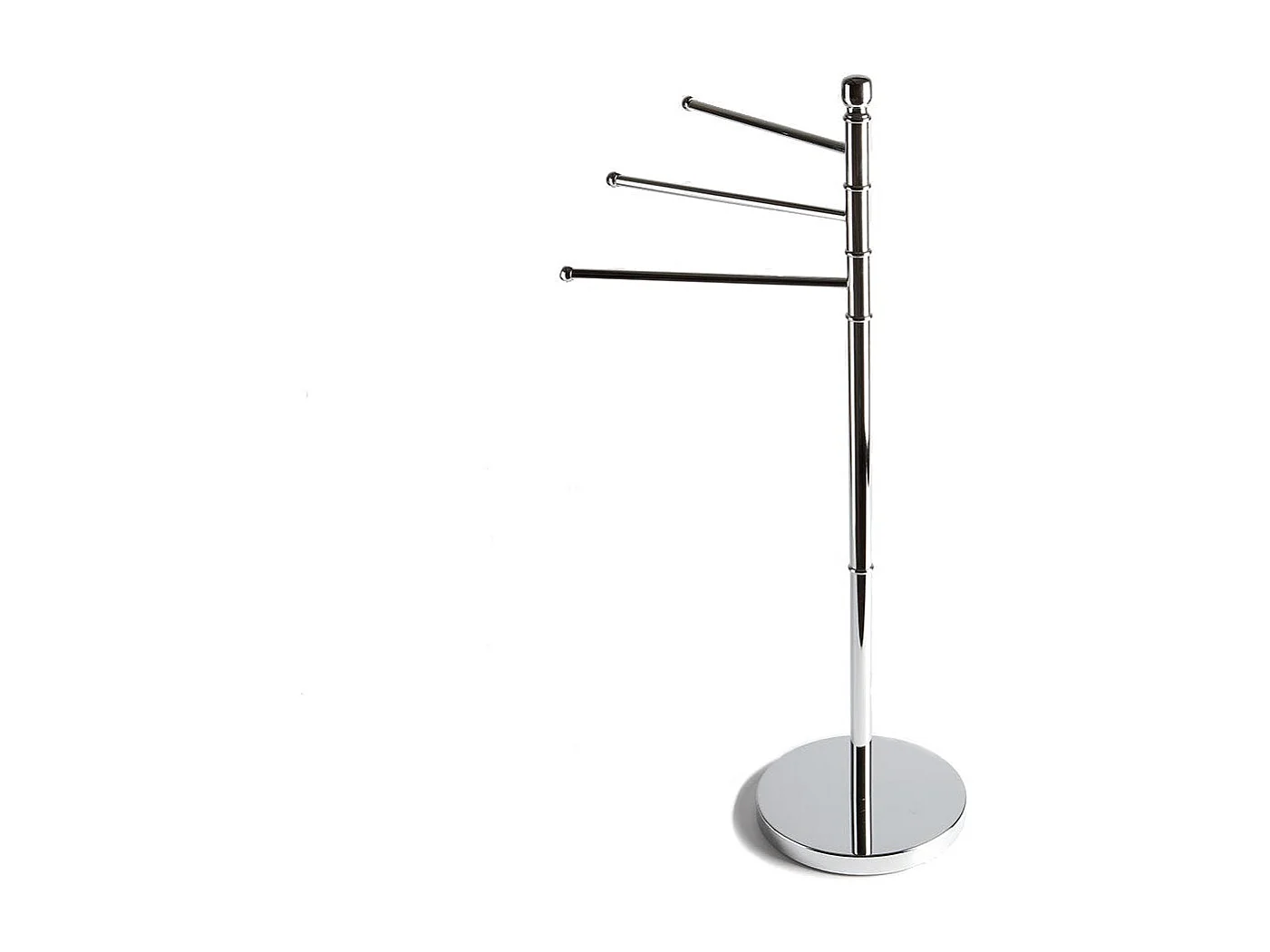 Caisson Au Sol Avec 3 Porte-Serviettes En Acier Chromé