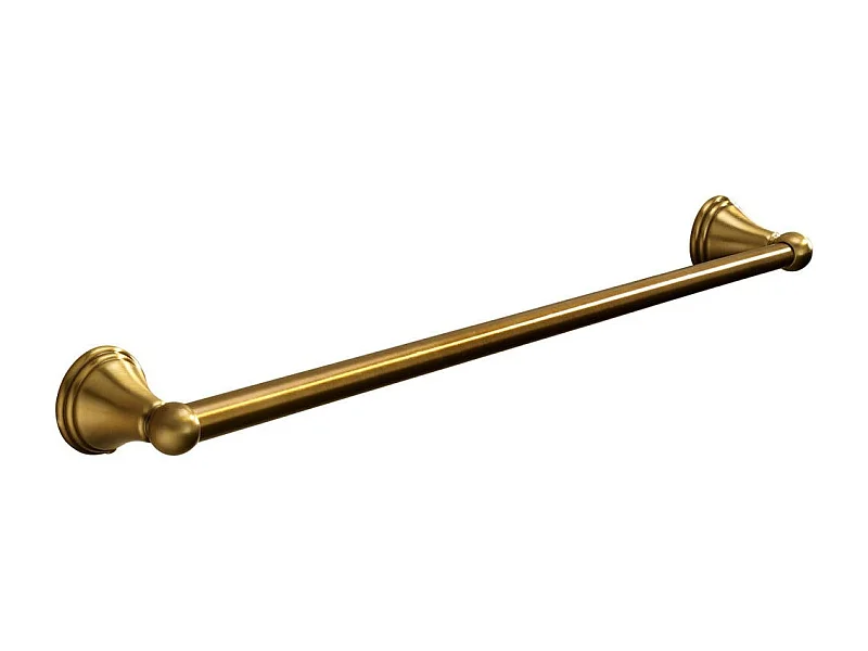 Porte-Serviettes Mural En Acier Couleur Bronze 60Cm | Rosa