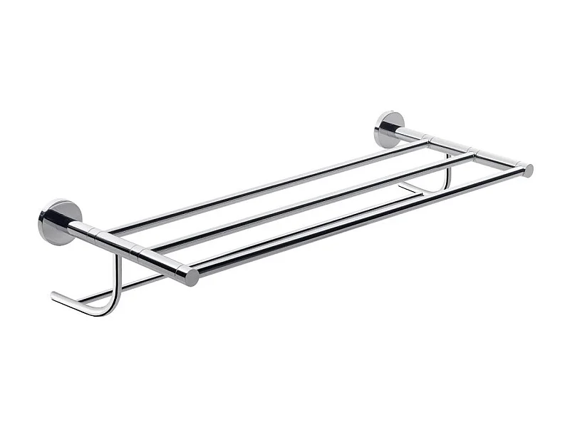 Porte-Serviettes Mural Double En Acier 60Cm  | Giacarta