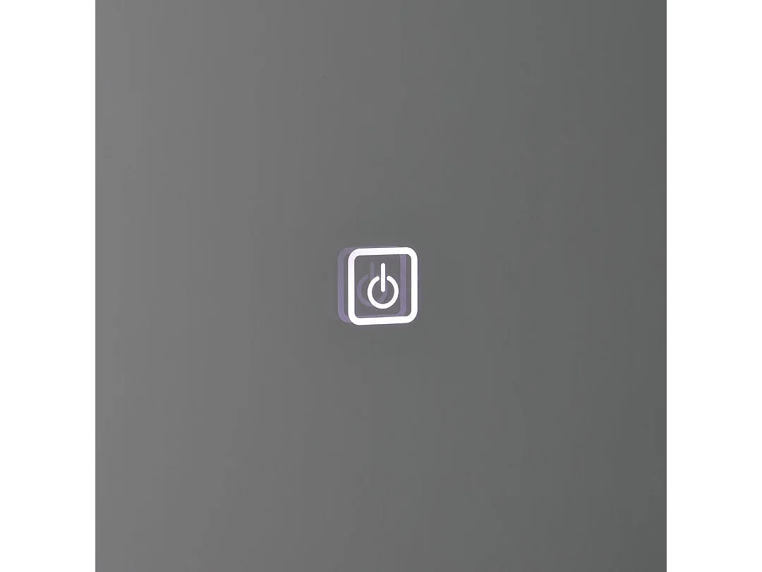 Miroir Led Rétro-Éclairé 60X160cm Cadre Effet Laiton