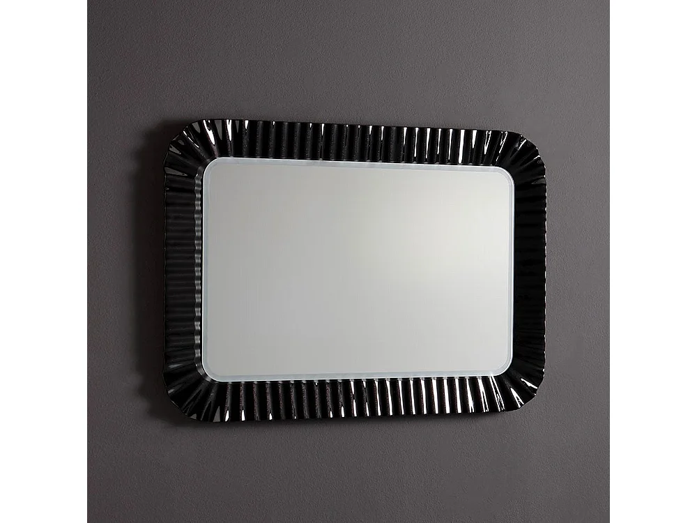 Miroir Avec Vitrine Noire Réversible 94X68