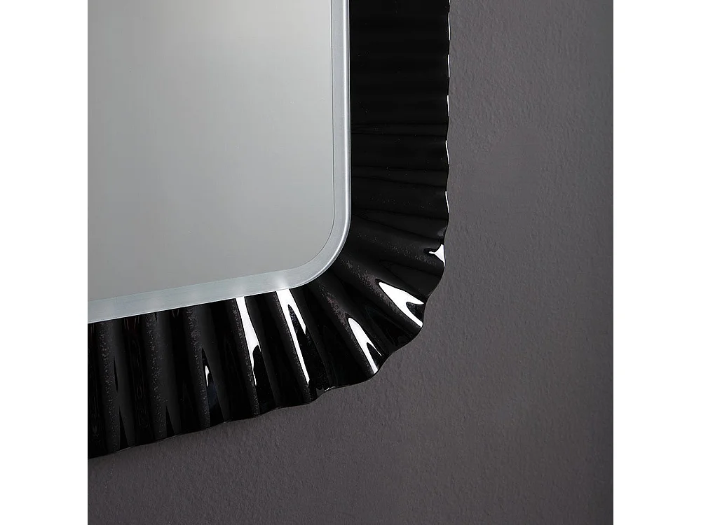 Miroir Avec Vitrine Noire Réversible 94X68