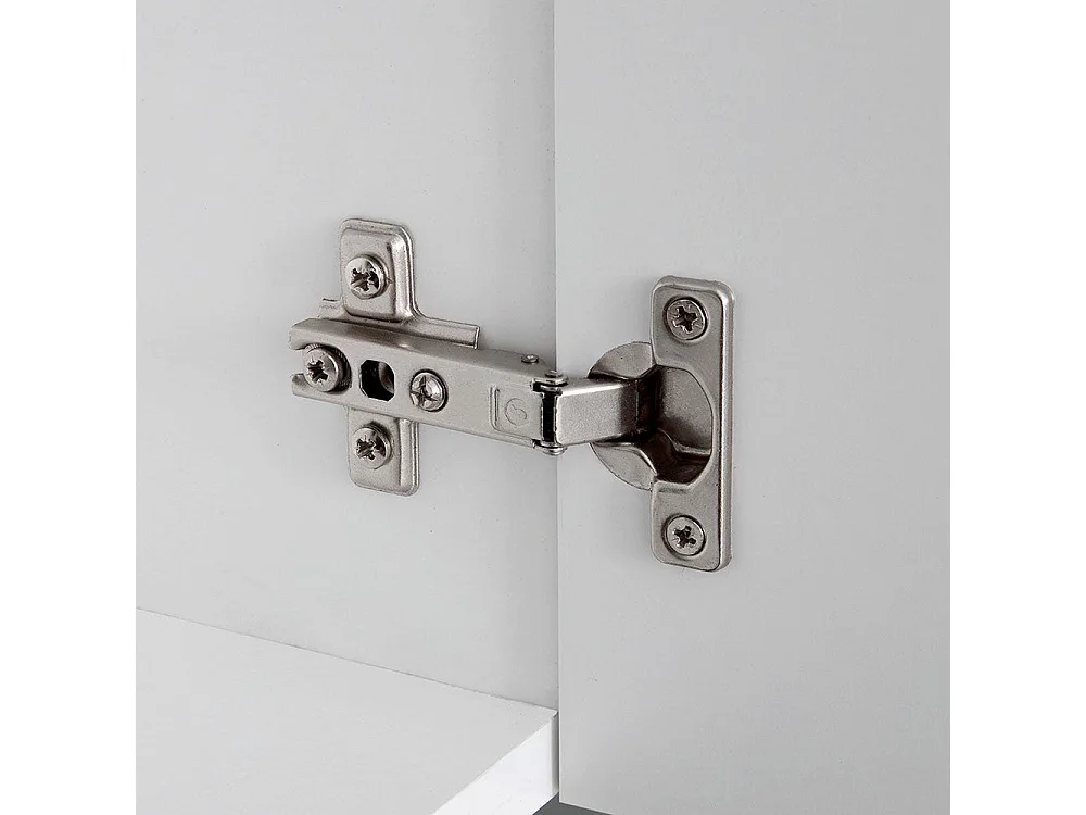 Miroir De Rangement Pour Salle De Bain Avec Une Porte Blanc 45 Cm