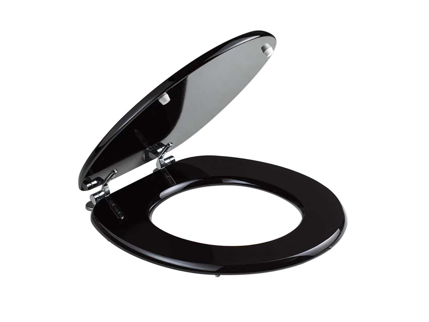 Abattant Universel Pour Toilettes Noir Bois Certifié Fsc